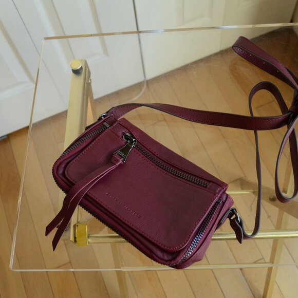 Aimee Kestenberg Handbags - Aimee Kestenberg Sorrento Leather Mini Crossbody Bag